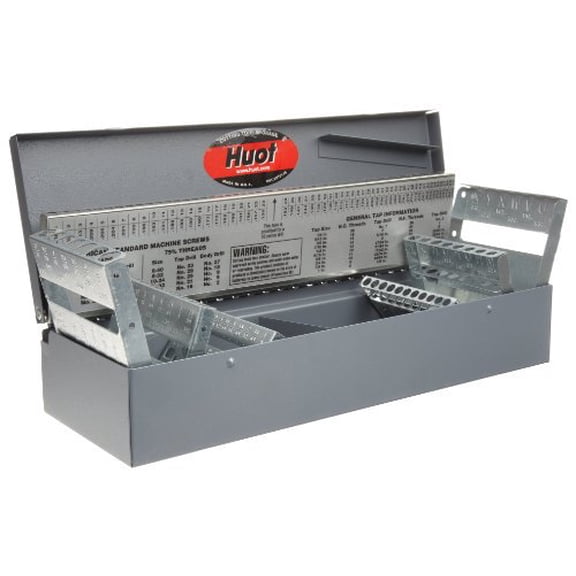 Huot Combination Jobber Length Drill Bit Index for Sizes 1/16" to 1/2" in 1/64" Increments, A to Z, and #1 to #60