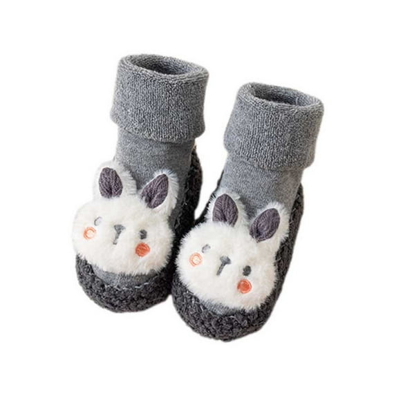 Huowey Baby Boy Girls Toddlers Indoor Animals Slipper Shoes Antislip Socks Booties First