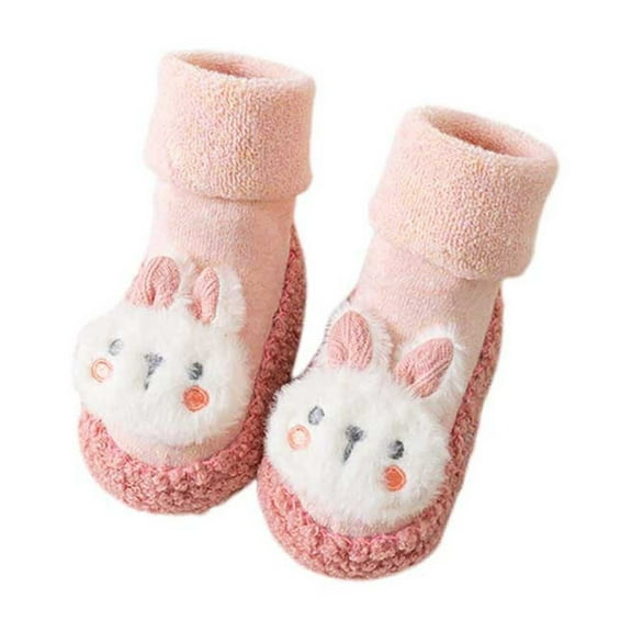 Huowey Baby Boy Girls Toddlers Indoor Animals Slipper Shoes Antislip Socks Booties First