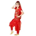 thumbnail image 1 of Huowey Baby Children Belly Dance Girl Performance Sets Birthday Dailywear, 11-12 Years, 1 of 6