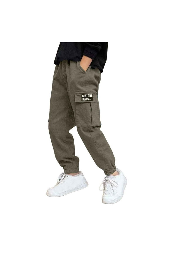 Baby Kids Cargo Pants Fashion Hop Elastico Close Pants With Pockets Loose Trousers Stylish Dailywear, 5-6 Years
