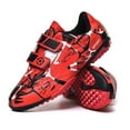 thumbnail image 1 of Huowey Baby Shoes Football Training Shoes Soccer Game Leather Firm Ground And Turf Athletic Outdoor Shoe,Red2,10-10.5Y, 1 of 7
