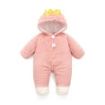 thumbnail image 1 of Huowey Baby Winter Feet Warm Baby Outing Clothes Clothes Autumn Winter Clothes Thick Padded Clothes Versatile Dailywear, 6-9 Months, 1 of 3