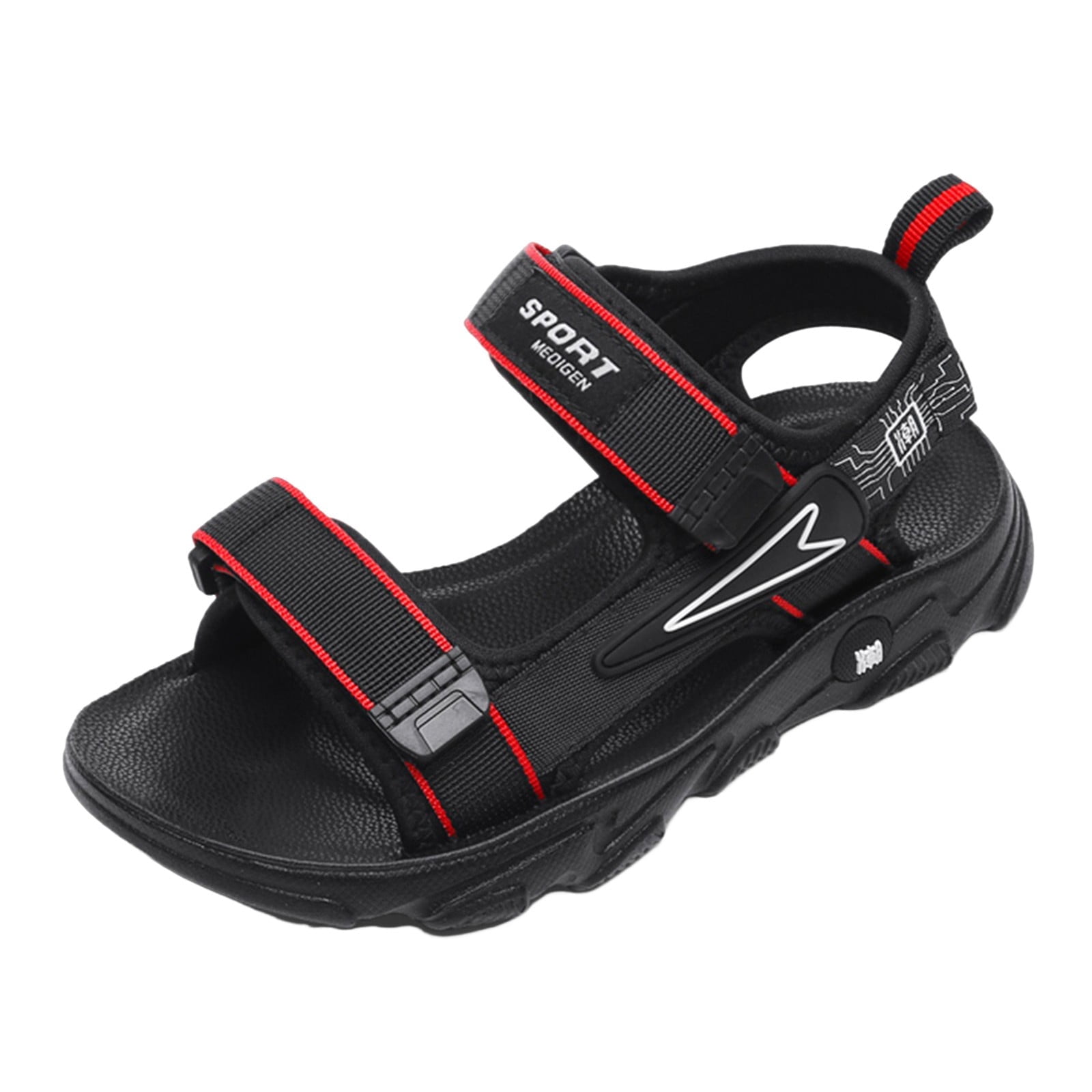 Huowey Boy Kids Sandals Easy Snap Lock Water Sandals Adjustable