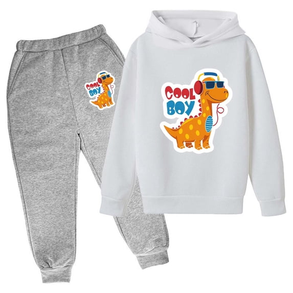 Huowey Boys Children'S Spring Tracksuit Hoodie Pullover Popular Letter Print Front Pocket Long Sleeve Sweatshirt And Trousers Casual 2 Piece Sweatsuits Comfort Dailywear,Black,9-10 Years
