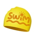 thumbnail image 1 of Huowey Boys Kids Sun Hats Swim Caps Baby Waterproof Bathing Caps Children Cartoon Swimming Hat For Long Short Hair Kids Boys Girls Bucket Hats,Yellow,One Size, 1 of 3