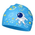 thumbnail image 1 of Huowey Boys Kids Sun Hats Swim Caps Baby Waterproof Bathing Caps Children Cartoon Swimming Hat For Long Short Hair Kids Boys Girls Safari Hat,Sky Blue,One Size, 1 of 3