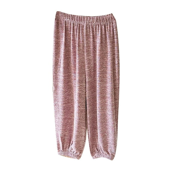 Huowey Children's Casual Solid Color Harem Pants Loose Sports Elastic Waist Harem Pants 3 14 Years Old