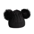 thumbnail image 1 of WAYUTE Childrens Baby Knitting Wool Hemming Hat Keep Warm Winter Hiarball Ball, 1 of 2