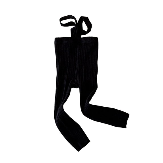 Huowey Girls Boys Socks Suspender Pantyhose Baby High Waist Leggings Tights Socks,Black,1-3 Years