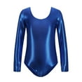 thumbnail image 1 of Huowey Girls Long Sleeved Gymnastics Leotards Shiny Dance Leotard Ballet Leotard Classic Ballet Yoga Leotard Bodysuit Gymnastics Suit, 1 of 2