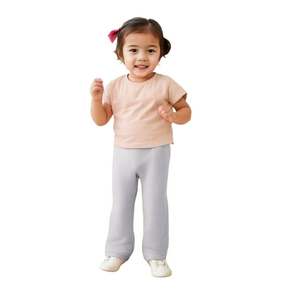 Huowey Girls Pants Child Kids Spring Autumn Solid Color Woolen Warm Comfortable Outwear Pants