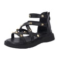 thumbnail image 1 of Huowey Girls Sandals for Everyday Casual and Outdoor Activities Comfortable Footwear for Ages 1 10, 1 of 6