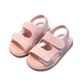 thumbnail image 1 of Huowey Girls Sandals for Toddlers and Kids Comfortable Casual Party Footwear Soft Breathable Everyday Walking Shoes for 1 6 Year Old Girls, 1 of 8