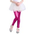 thumbnail image 1 of Huowey Girls Stylish Leggings Soft Cozy Stretchy Casual Athletic Running Yoga Bottom Pants Stage Performance Solid Colortrous Outfits,Rd1,7-8 Years, 1 of 3