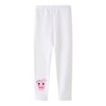 thumbnail image 1 of Huowey Girls Toddler Lined Leggings Slim Fit Thick Lined Winter Spring Thermal Pants ble Breathable Cozy Embroidered Bottom Joggers High Waist Underwear Trousers Trendy Dailywear,White,8-9 Years, 1 of 9