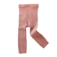 thumbnail image 1 of Huowey Infant Socks Kids Tights Toddler Cable Knit Leggings Thick Cotton Solid Color Infant Stockings Pantyhose ,Pink,0-1 years, 1 of 2