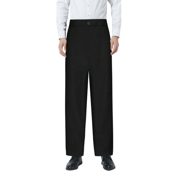 Huowey Boys Flat Front Dress Pants Adjustable Waist Front Pockets Straight Leg Fit Pants Lovely Dailywear, 9-10 Year