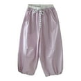 thumbnail image 1 of Huowey Infants Girls Pants Outdoor Casual Hiking Trousers For Toddlers Kids Comfortable Elastic Waist Summer Playwear Classic Dailywear, 3-4 Years, 1 of 3