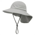 thumbnail image 1 of Huowey Kid's Sun Hat Wide Brim Sunscreen Hat Boys Girls Bucket Hat Holiday Dailywear, S, 1 of 5