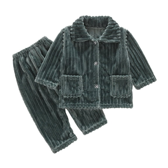 Huowey Infants Kids And Boys 2pc Soft Pajama Set Holiday Pjs, 12-18 Months