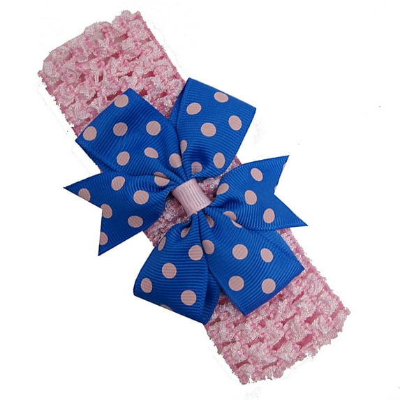 Huowey Infants Toddler Baby Girls Flower Headband Floral Prints Bowknot Elastic Hair Band For Classic Dailywear, One Size