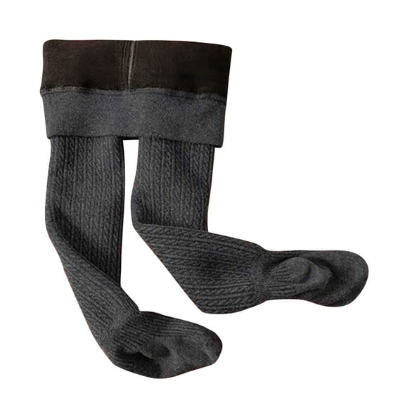 Huowey Toddler Kids Baby Girls Cotton Lined Solid Color Warm Leggings Pantihose Stretchy Basic Full Length Pants Pantyhose For Winter Holiday Dailywear, 10-12 Years