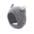 thumbnail image 1 of Huowey Kids Baby Girls Boys Soft Warm Knit Hat Kids Winter Hat With Earflap Scarf Hood Hat Trendy Dailywear, One Size, 1 of 3