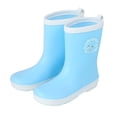 thumbnail image 1 of Huowey Kids Blue Elephant Cartoon Character Rain Shoes Children Rain Shoes Boys Girls Water Shoes Baby Rain Boots Water Boots Trendy Footwear, 13-13.5 Years, 1 of 6