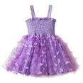 thumbnail image 1 of Huowey Kids Child Girls Tulle Pageant Dress Party Butterfly Sleeveless Gown Dresses Fashionable Dailywear, 5-6 Years, 1 of 4