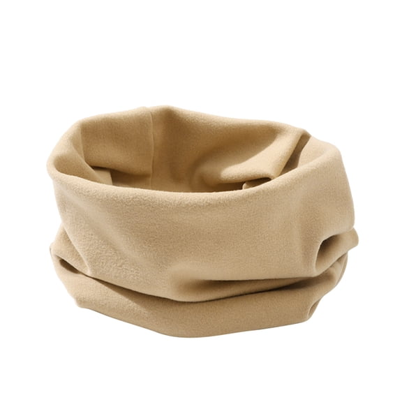 Huowey Kids Children Scarf Boys Girls Riding Dust Set Neck Solid Color Warm Bib Set Autumn Winter Trendy Dailywear, S