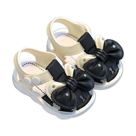 Huowey Kids Girls Sandals Shoes For Toddlers 0-3 Years Soft Comfortable Everyday Casual Summer Breathable Lightweight Baby First Breathable Footwear, 15-18Months
