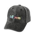 thumbnail image 1 of Huowey Kids Hat Retro Train Design Adjustable Vintage Washed Baseball Cap For Outdoor Activities Sun Hat, 1 of 4