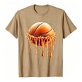 thumbnail image 1 of Huowey Kids Teen Boys Graphic Tees Stylish Basketball Football Prints Short Sleeve Crewneck Comfortable Casual Summer Basic Tshirts For Children Youth Lightweight Cozy Top Dailywear,Khaki,12-13 Years, 1 of 4