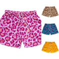 thumbnail image 1 of Huowey Mens Shorts Athletic Pants Leopard Print Workout Gym Bottoms Quick Dry Drawstring Casual Running Shorts With Pockets Summer Sports Beach Daily Wear,XL, 1 of 4