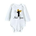 thumbnail image 1 of Huowey My First New Year Clothes Baby Boy Girl New Year Outfits Letter Print Romper Jumpsuit Outfits Set, 1 of 5