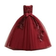 thumbnail image 1 of Huowey New Children's Dress Princess Dress Big Children's Sequins and Ground Long Dress Piano Performance Dress, 1 of 8