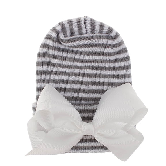 Huowey Baby Bow Knot Turban Hat Hat Head Wrap Cap Fashionable Dailywear, 0-3 Months