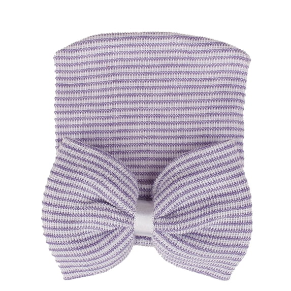 Huowey Baby Bow Knot Turban Hat Hat Head Wrap Cap Trendy Dailywear, 0-3 Months