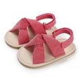 thumbnail image 1 of Huowey Newborn Baby Girls Sandals Shoes Summer Shoes Outdoor First Waler Newborn Girls Shoes For Summer Leisure Footwear, 6-12 Months, 1 of 6