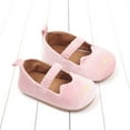 thumbnail image 1 of Huowey Girl Shoes Boy Cute Cat First Walking Shoes Soft Sole Floor Sneakers Fall Winter Warmth Cozy Footwear,Red,0-6 Months, 1 of 8