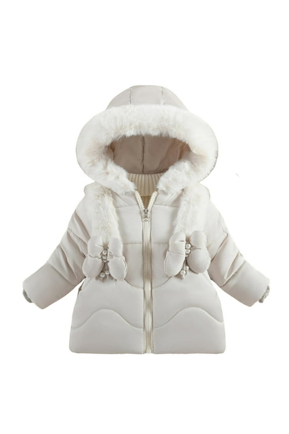 Girls Winter Coat Hooded Warm Down Jacket Stylish Winter Coat for Girls