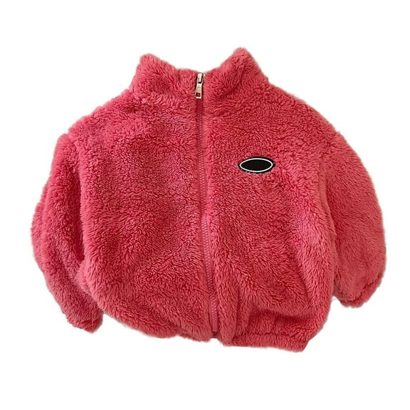 Huowey Jacket Baby Girls Boys Solid Color Coat Outerwear Zipper Warm Winter Tops Holiday Dailywear, 6-12 Months