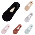 thumbnail image 1 of Huowey No Show Socks For Women Low Cut Lace Casual Socks Breathable Stretchy Soft Summer Daily Wear Socks,Black, 1 of 4