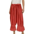 thumbnail image 1 of Huowey Pants for Women Lace Up Hollow Out Lace Pajamas with Comfortable Mid Length Pants, 1 of 4