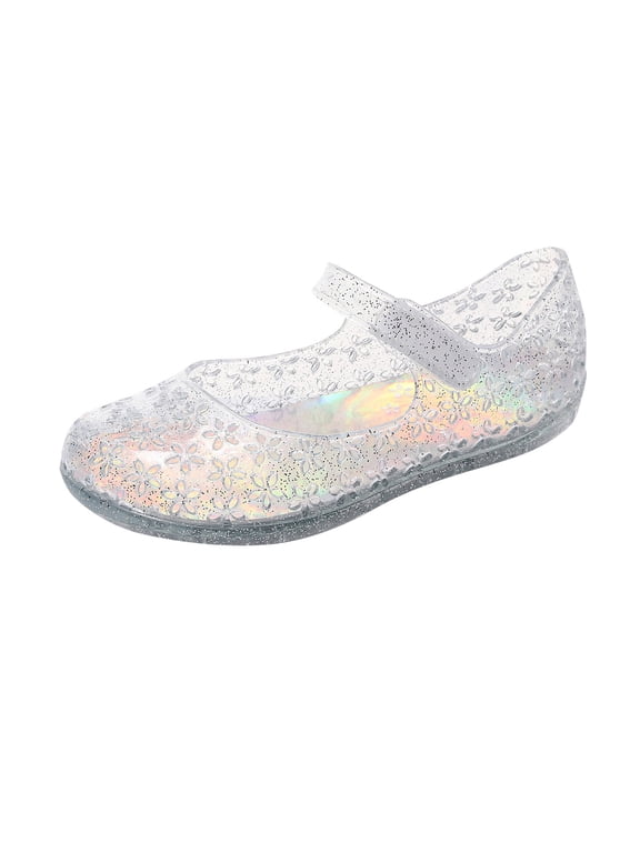 Princess Shoes Girls Sandals Jelly Mary Jane Dance Party Shoes for Kids Toddler