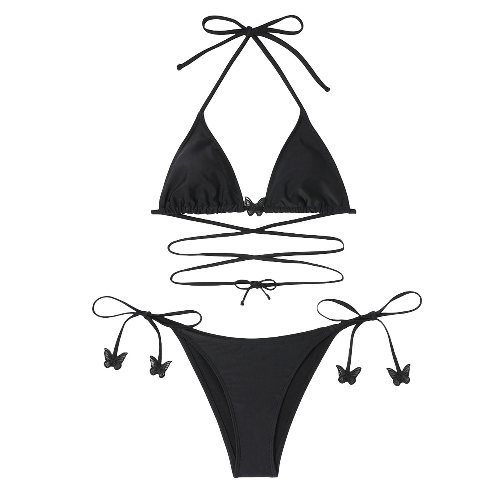 Huowey Sexy Bikini 2025 Swimsuit Women Swimwear Push Up Bikini Set huowey-sexy-bikini-2025-swimsuit-women-swimwear-push-up-bikini-set