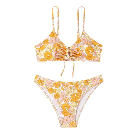 Huowey Sexy Bikini Swimsuit Women Swimwear Push Up Bikini Set Thong Brazilian Bathing Suit Beach Wear Boho Bathing Suit Honeymoon Cruise Trendy Wear