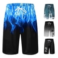 thumbnail image 1 of Huowey Shorts For Men Stylish Tree Print Swim Trunks Quick Dry Elastic Drawstring Waist Lightweight Board Shorts Casual Summer Swimwear For Beach Pool Vacation Beachwear,XL, 1 of 4