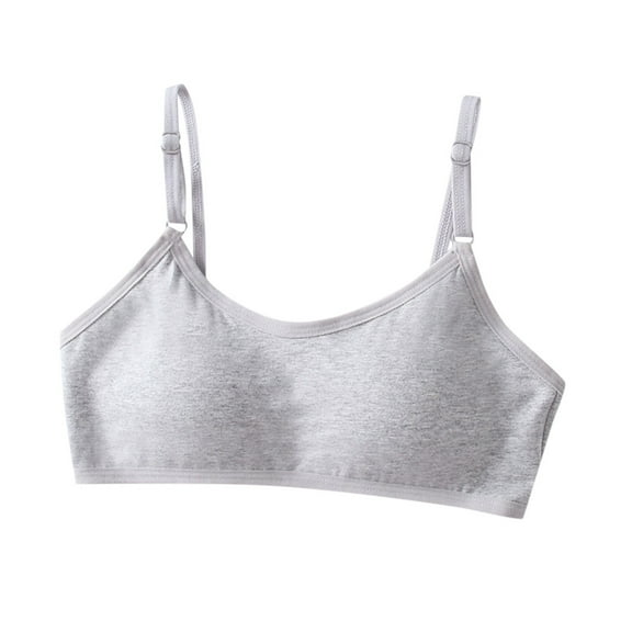 Huowey Student Bra Fixed Cup with Pad Top Casual Running Workout Yoga Sports Bra